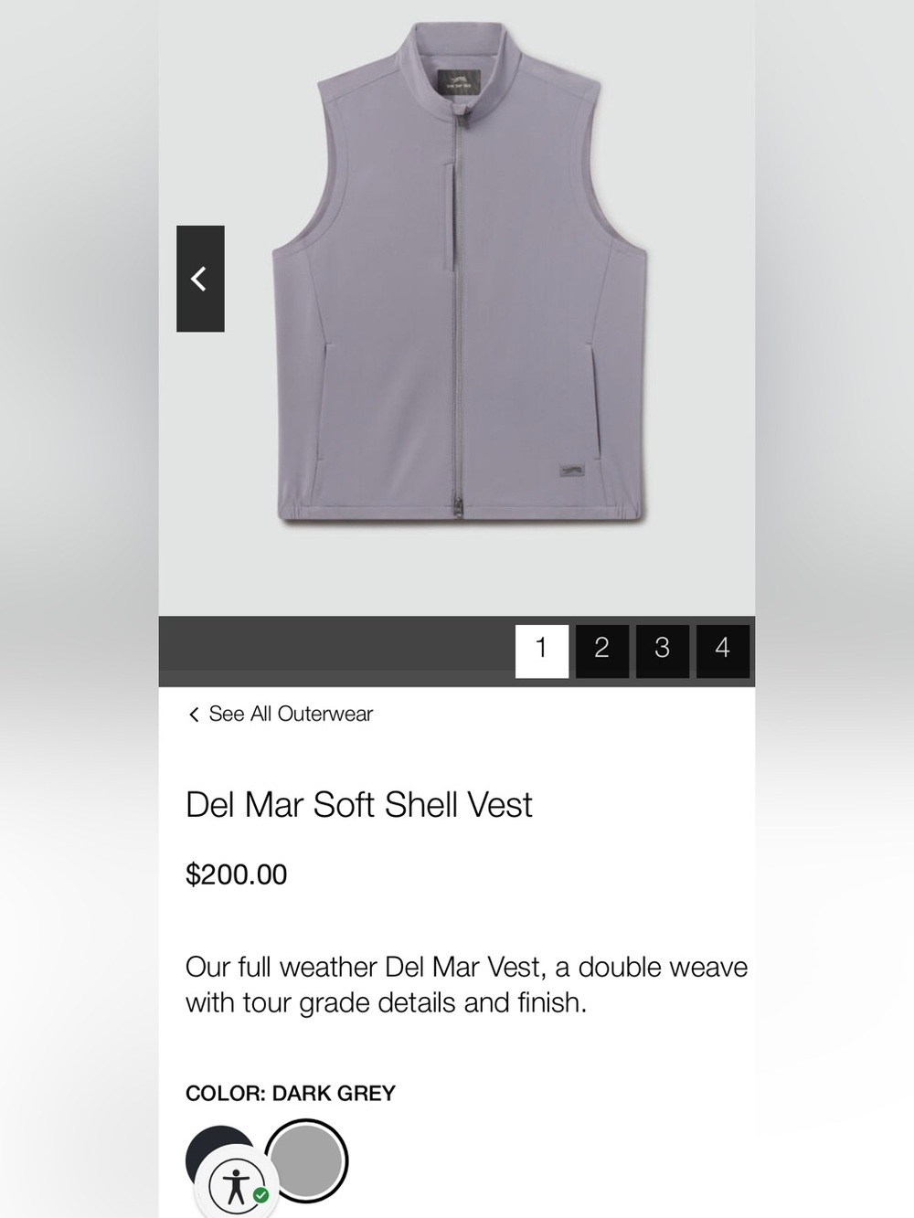 Sun Day Red men's soft shell Del Mar vest, xl. NWT - Picture 4 of 6